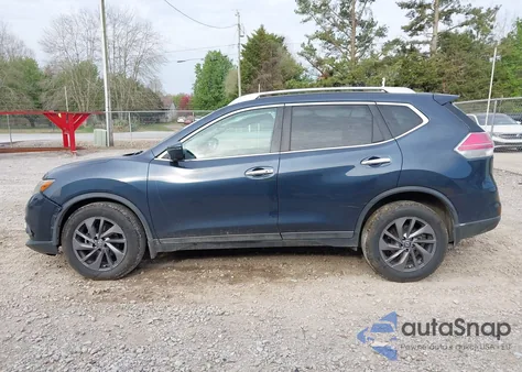2016 Nissan Rogue Sl из США, поврежденный, VIN 5N1AT2MT7GC865144